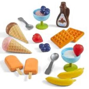 Just like home 21 piece ice cream set